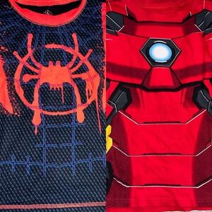 Disney Marvel Iron Man and Miles Morales Spider-Man Pajamas